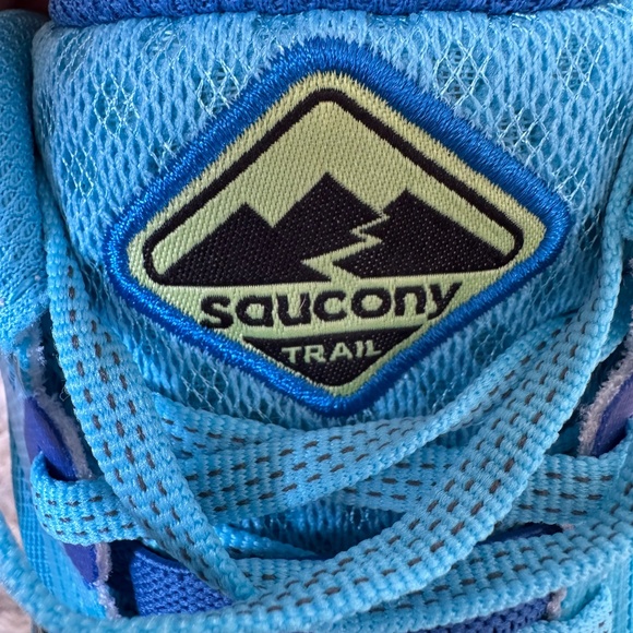 Saucony Peregrine 11 Trail Running Shoes – Women’s 9.5 –Royal, Limelight - Picture 3 of 17